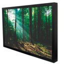 Ver imagem 1 de Quadro Decorativo Caixa Alta com Vidro Floresta Verde TaColado Moldura Preta 120 x 80cm