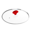 Ver imagem 2 de Tampa de Vidro Ichef Polishop - Shark Series - 20Cm - Vermelha | Vermelho