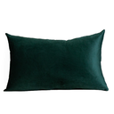 Ver imagem 1 de Almofada Veludo Verde Musgo Retangular:Completa