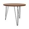 Mesa de Jantar Spectro Redonda Ø900x750 - Preto Amêndoa - 4
