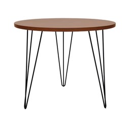 Mesa de Jantar Spectro Redonda Ø900x750 - Preto Amêndoa - 1