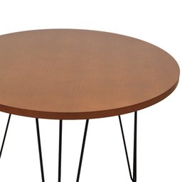 Mesa de Jantar Spectro Redonda Ø900x750 - Preto Amêndoa - 5