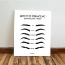 Ver imagem 7 de Kit 3 Quadro Decorativo Design Sobrancelha Salão Cílios Casa 28x20