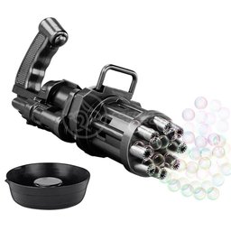 Máquina Elétrica Tiktok Lança Bolhas Preto - 1