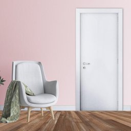 Folha de Porta Madeira Laqueada 210x80cm Lisa CasaBlanca - 2