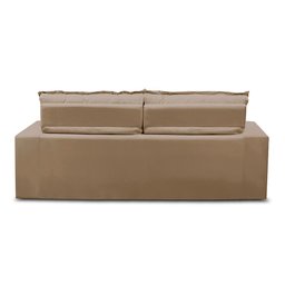 Sofá Retrátil e Reclinável 3 lugares com Molas 1,80m Ana Suede Cappuccino Adonai Estofados - 9