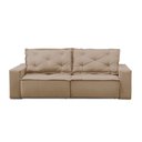 Ver imagem 5 de Sofá Retrátil e Reclinável 3 lugares com Molas 1,80m Ana Suede Cappuccino Adonai Estofados