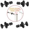 CONJUNTO FIXAÇÃO GRADE PORTÃO TUBO 3/4" - 5