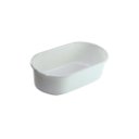 Ver imagem 1 de Banheira Leitosa Branca Oval Extra Grande 700ml 6 Unidades Pet Piu Jel Plast