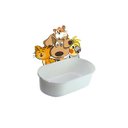 Ver imagem 2 de Banheira Leitosa Branca Oval Extra Grande 700ml 6 Unidades Pet Piu Jel Plast