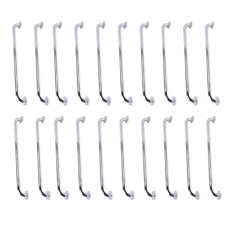 Alça de Apoio 70cm Barra Inox Kit 20 Unidades Segurança Acessibilidade Idoso Cadeirante Deficiente B