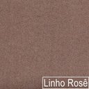 Ver imagem 4 de Kit Divã Luna 160cm Lado Direito e 02 Poltronas Base de Ferro Dourado Linho Rosê