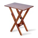 Ver imagem 1 de Mesa Aparador Dobrável Madeira Padrão Imbuia Cor: Marrom