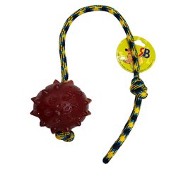 Bola Agility Cristal Mamona 75mm Para Cachorro Pet Morder: Vermelho - 4