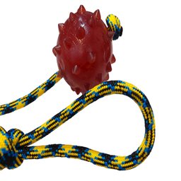 Bola Agility Cristal Mamona 75mm Para Cachorro Pet Morder: Vermelho - 3