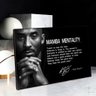 Quadro Motivacional Kobe Bryant:150x100/PRETA - 1