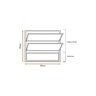 Vitro Basculante 60x80 Alumínio Branco Vidro Liso - 4