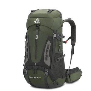 Mochila Trilha Camping Caminhada Viagem Confort 60L:Verde