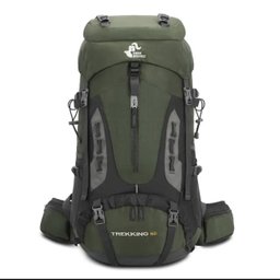 Mochila Trilha Camping Caminhada Viagem Confort 60L:Verde - 6