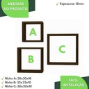Ver imagem 4 de 3 Nichos para Quarto de Bebê Infantil Parede Marrom
