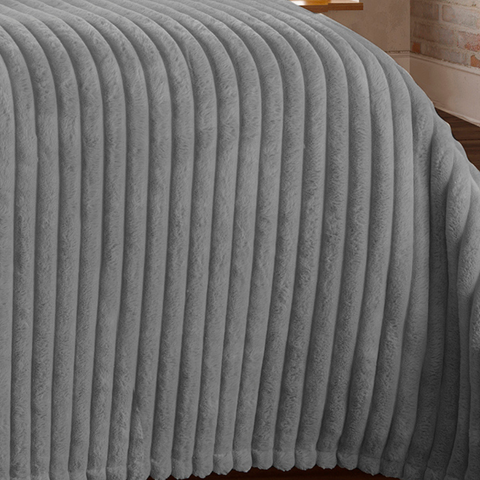 Cobertor Super King Lili Katz Lk 5d Wavy 2.40 X 2.60 M - Grafite