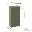 Ver imagem 6 de Armário para Escritório 159,6x 41x 79,2 Cm