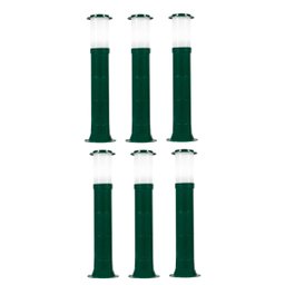 Poste Balizador Luminária Casa Sítio Jardim 50cm Verde Kit 6 - 1