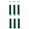 Poste Balizador Luminária Casa Sítio Jardim 50cm Verde Kit 6 - 1