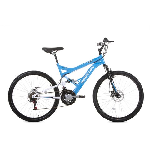Bicicleta Houston Stinger a Disco Mecânico Aro 26 21V Azul