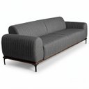 Ver imagem 2 de Sofá 150cm 2 Lugares Pés Preto Molino C-416 Linho Cinza
