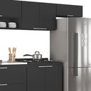 Ver mais imagens de Armário de Cozinha CP06 com Pia 100cm Pérola Z34 Preto - Mpozenato