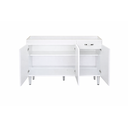 Ver imagem 2 de Gabinete Pia Cozinha Balcão Beatriz 2 Portas 1 Gaveta S/tampo 120cm Branco - Mobili