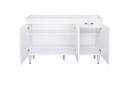 Ver imagem 2 de Gabinete Pia Cozinha Balcão Beatriz 2 Portas 1 Gaveta S/tampo 120cm Branco - Mobili