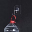 Ver imagem 5 de Suporte Prateleira Mão Francesa Adesivo Transparente Kit c/ 4