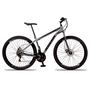 Bicicleta Aro 29 Shimano Traseiro Aço 21 Velocidades Marchas:grafite