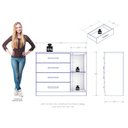 Ver imagem 4 de Cômoda Sapateira Gênova Plus Branco – Zanzini