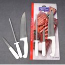 Ver imagem 1 de Kit Churrasco Profissional Inox 3 Peças Fratelli