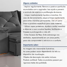 Sofá Retrátil e Reclinável 3 Lugares Grécia K52 - 11