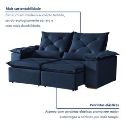 Sofá Retrátil e Reclinável 3 Lugares Grécia K52 - 4