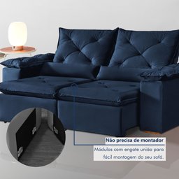 Sofá Retrátil e Reclinável 3 Lugares Grécia K52 - 8