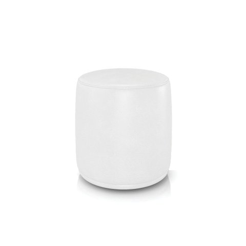 Puff Redondo Orgânico para Sala Malu Sintético Pu M11 - D’Rossi
