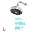 Ver imagem 7 de Kit Chuveiro de Parede Acqua Plus com Tubo + Acabamento Monocomando Link Cromado - Deca