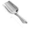 2 Pás de Gelo Inox 24cm Pegador a Granel Cereal Sementes ou Ração Attuale Plasvale - 4