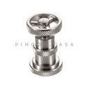 Ver imagem 4 de Torneira Para Banheiro Misturador Duplo Comando Jatobá Pingoo.casa - Prata Escovado