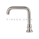 Ver imagem 2 de Torneira Para Banheiro Misturador Duplo Comando Jatobá Pingoo.casa - Prata Escovado