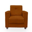 Ver imagem 4 de Kit Poltrona Cadeira para Sala Confortável Reforçada Veneza Suede