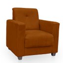 Ver imagem 5 de Kit Poltrona Cadeira para Sala Confortável Reforçada Veneza Suede