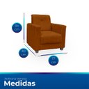 Ver imagem 7 de Kit Poltrona Cadeira para Sala Confortável Reforçada Veneza Suede