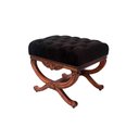 Ver imagem 5 de Puff Decorativo Sala de Estar Arsenal Veludo Preto - Gran Belo