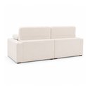 Ver imagem 3 de Sofá Sala de Estar Polo Retrátil Reclinável Bipartido 200cm 2 Lugares Linho Off White M1 - Monari de